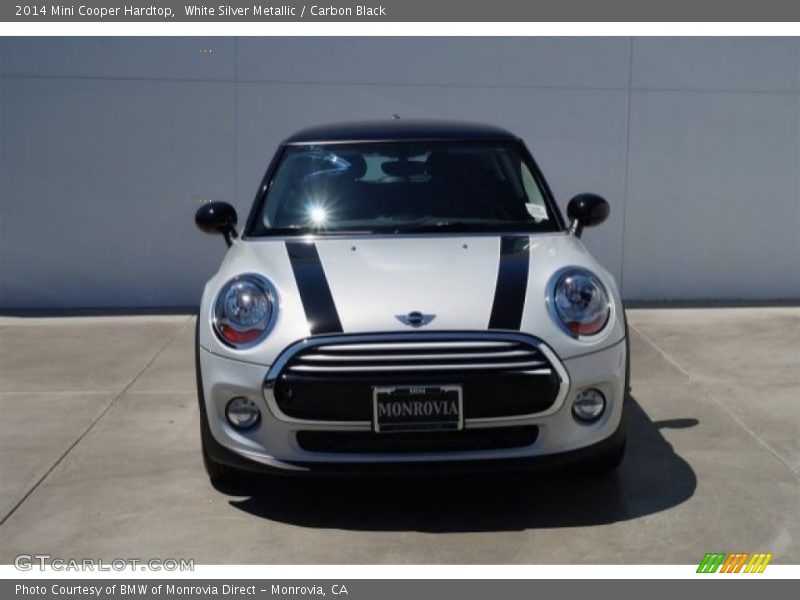 White Silver Metallic / Carbon Black 2014 Mini Cooper Hardtop