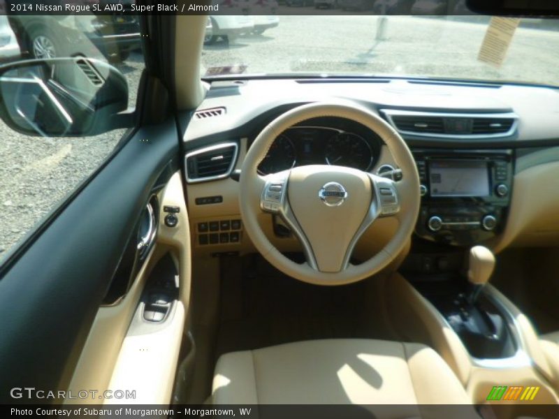 Super Black / Almond 2014 Nissan Rogue SL AWD