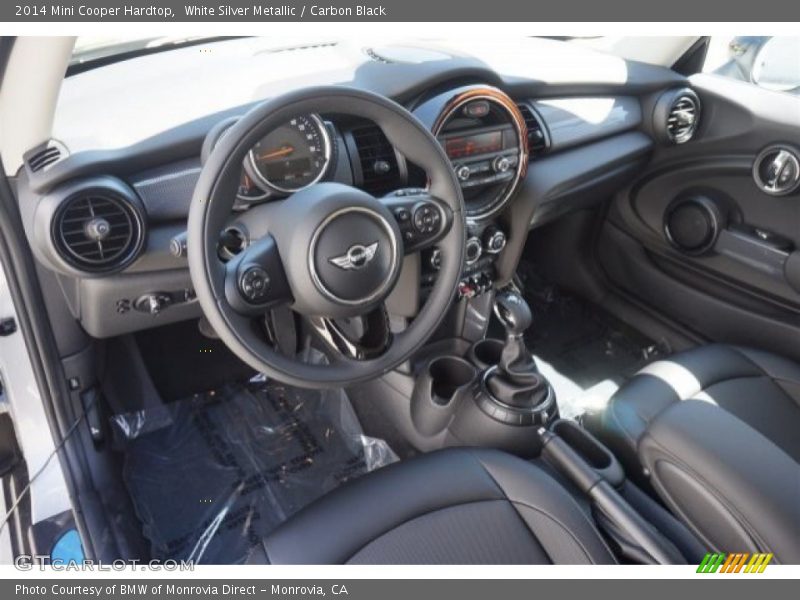 White Silver Metallic / Carbon Black 2014 Mini Cooper Hardtop