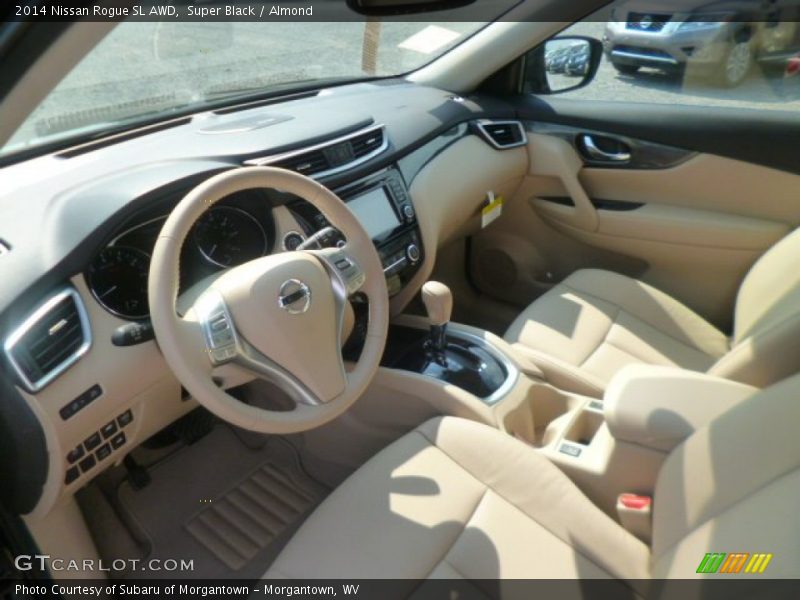 Super Black / Almond 2014 Nissan Rogue SL AWD