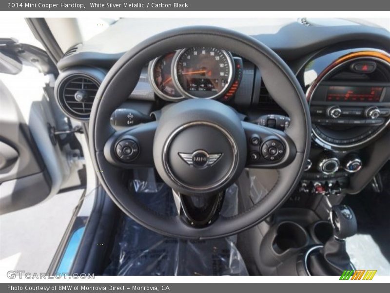 White Silver Metallic / Carbon Black 2014 Mini Cooper Hardtop