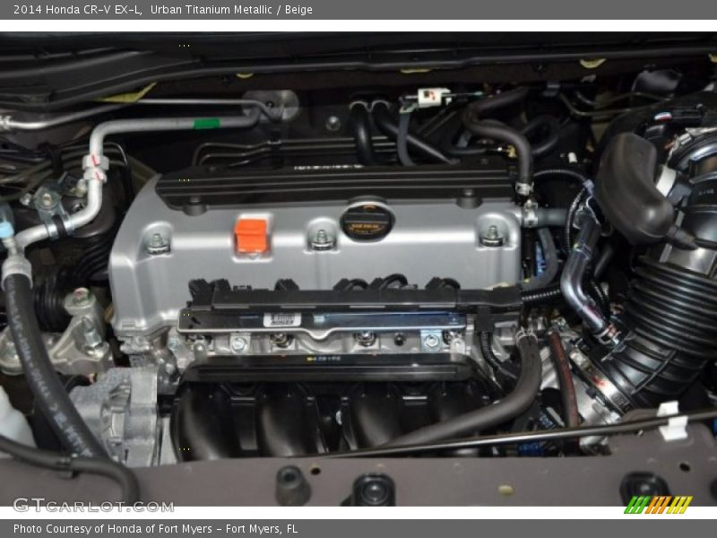Urban Titanium Metallic / Beige 2014 Honda CR-V EX-L