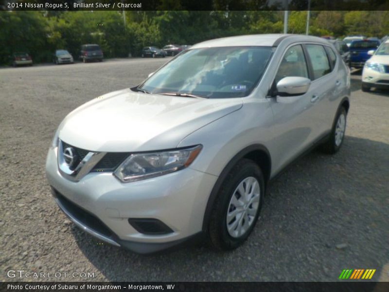 Brilliant Silver / Charcoal 2014 Nissan Rogue S