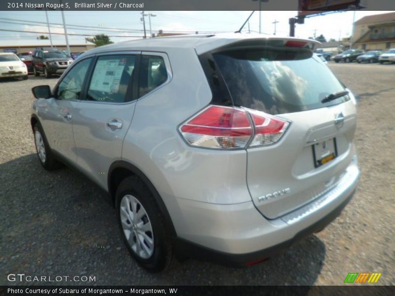 Brilliant Silver / Charcoal 2014 Nissan Rogue S