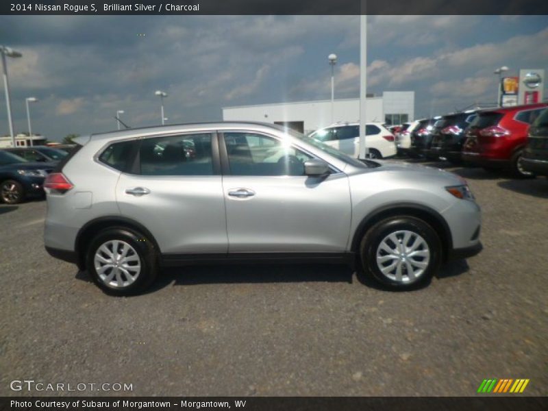 Brilliant Silver / Charcoal 2014 Nissan Rogue S