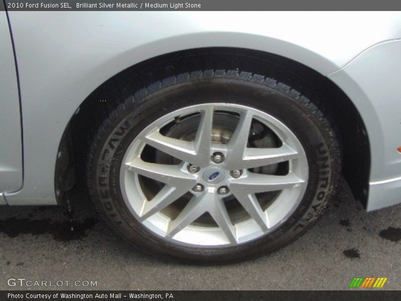 Brilliant Silver Metallic / Medium Light Stone 2010 Ford Fusion SEL