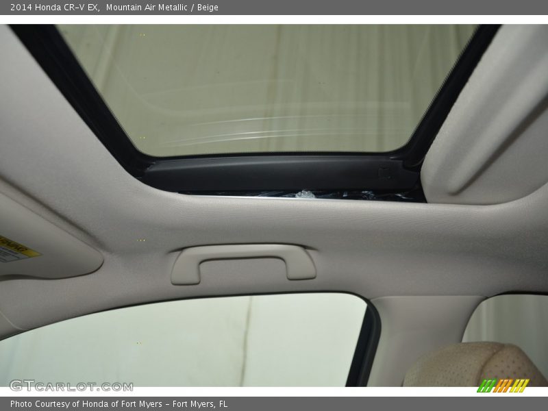 Mountain Air Metallic / Beige 2014 Honda CR-V EX