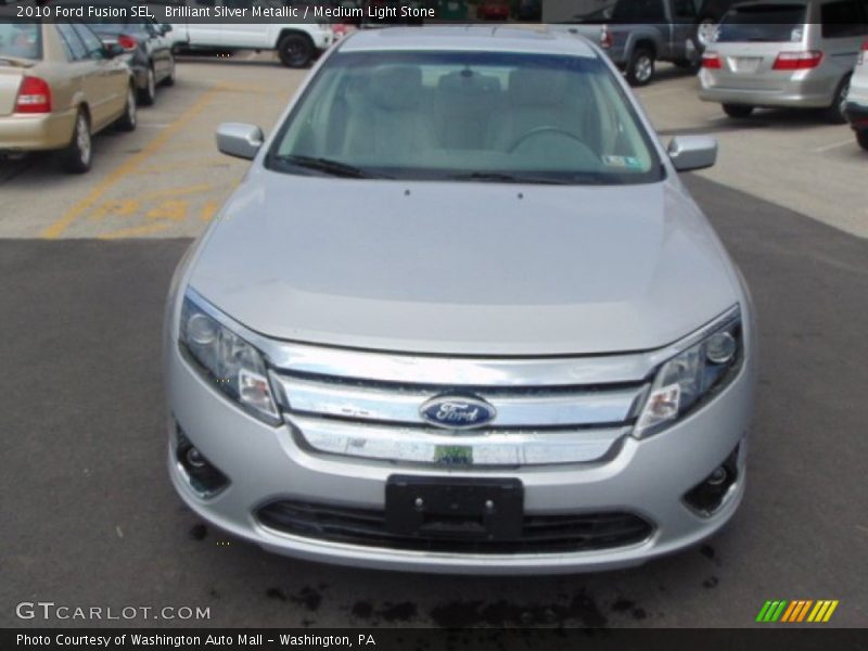 Brilliant Silver Metallic / Medium Light Stone 2010 Ford Fusion SEL