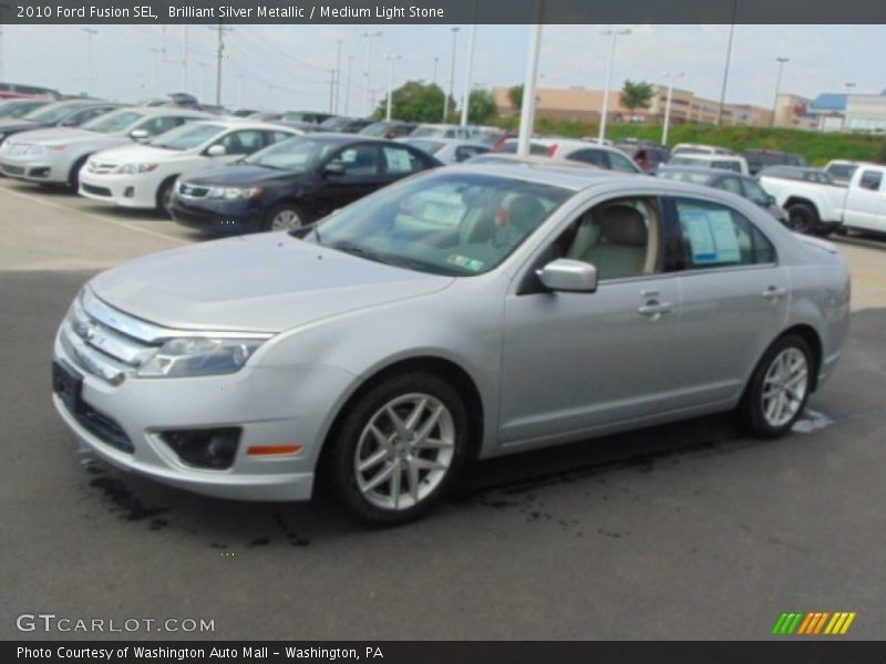 Brilliant Silver Metallic / Medium Light Stone 2010 Ford Fusion SEL