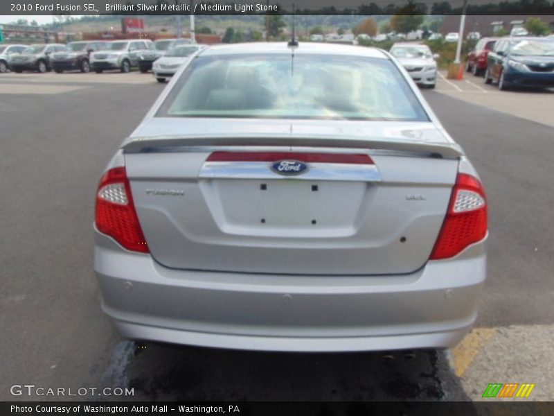 Brilliant Silver Metallic / Medium Light Stone 2010 Ford Fusion SEL