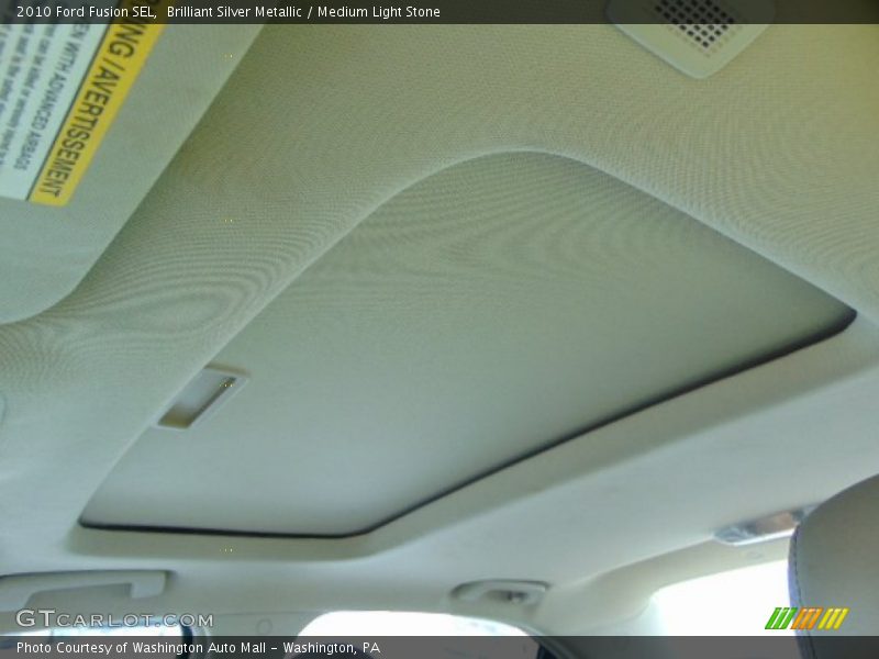 Brilliant Silver Metallic / Medium Light Stone 2010 Ford Fusion SEL