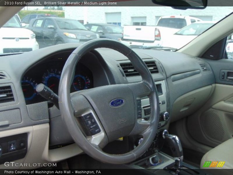 Brilliant Silver Metallic / Medium Light Stone 2010 Ford Fusion SEL