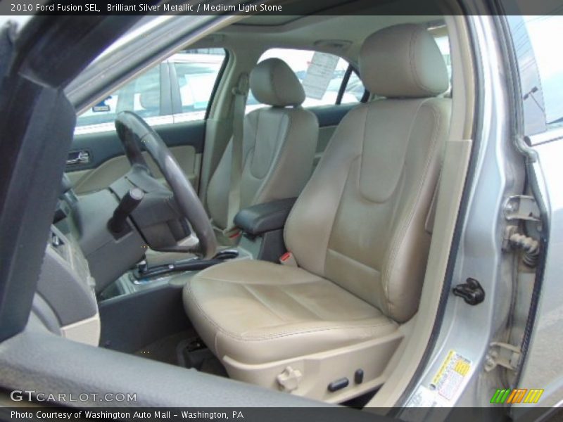 Brilliant Silver Metallic / Medium Light Stone 2010 Ford Fusion SEL