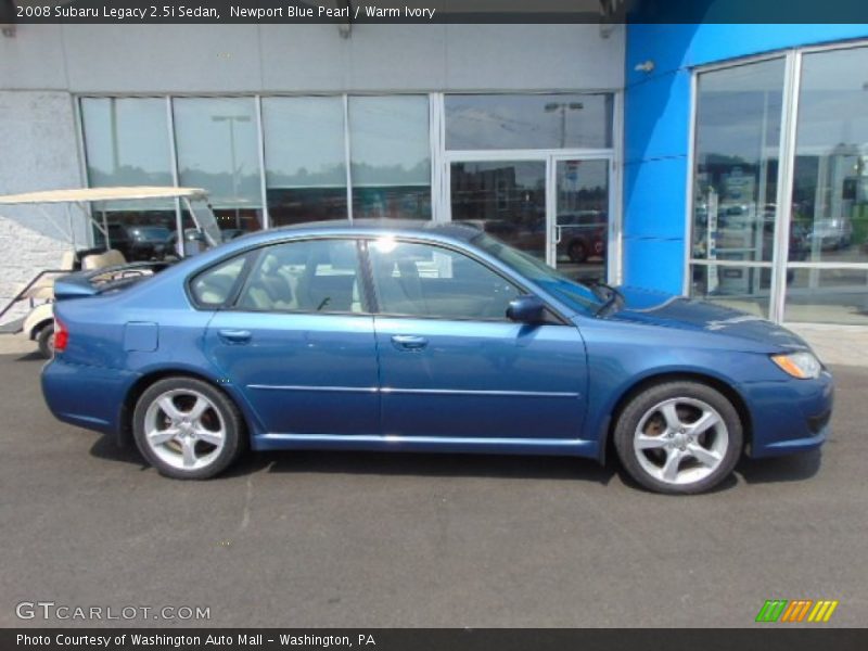 Newport Blue Pearl / Warm Ivory 2008 Subaru Legacy 2.5i Sedan