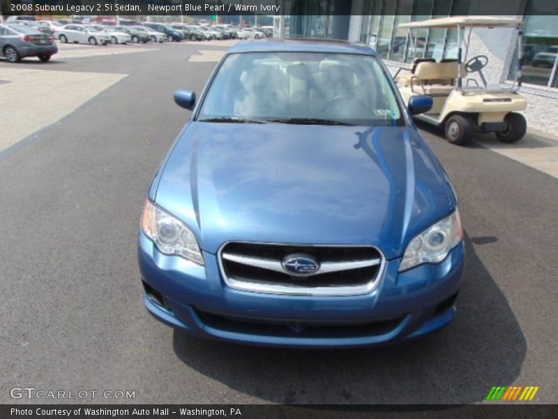 Newport Blue Pearl / Warm Ivory 2008 Subaru Legacy 2.5i Sedan