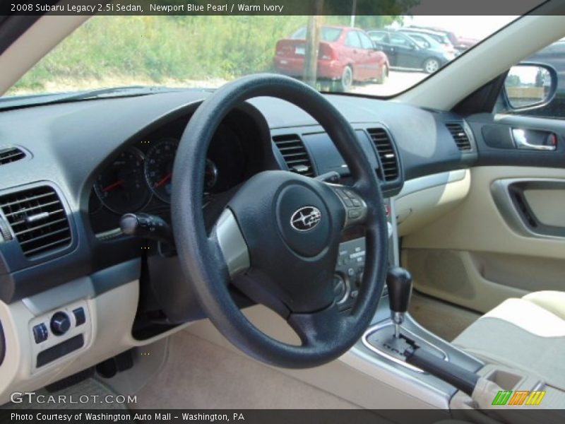 Newport Blue Pearl / Warm Ivory 2008 Subaru Legacy 2.5i Sedan