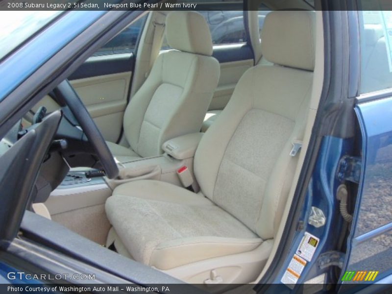 Newport Blue Pearl / Warm Ivory 2008 Subaru Legacy 2.5i Sedan