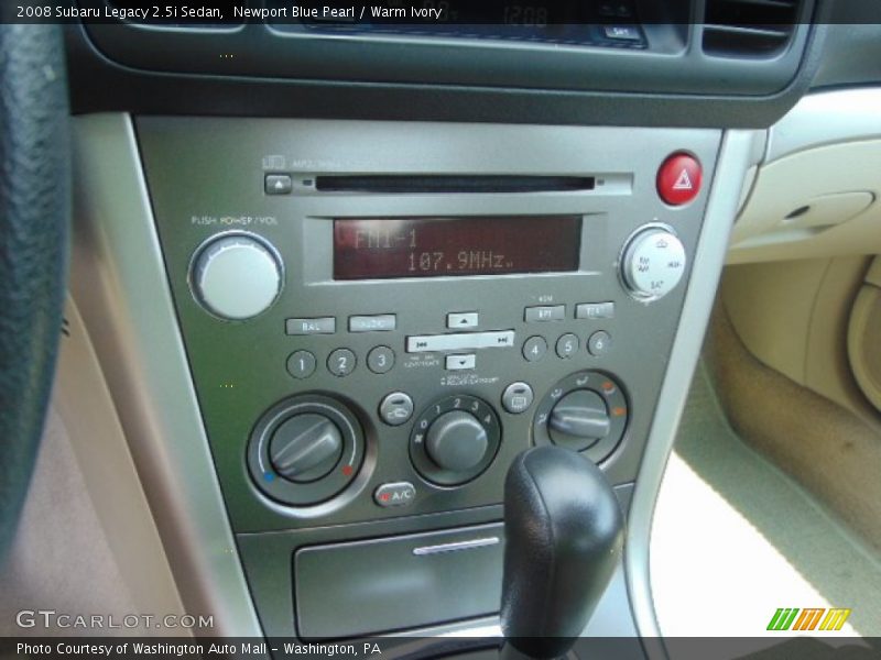 Newport Blue Pearl / Warm Ivory 2008 Subaru Legacy 2.5i Sedan