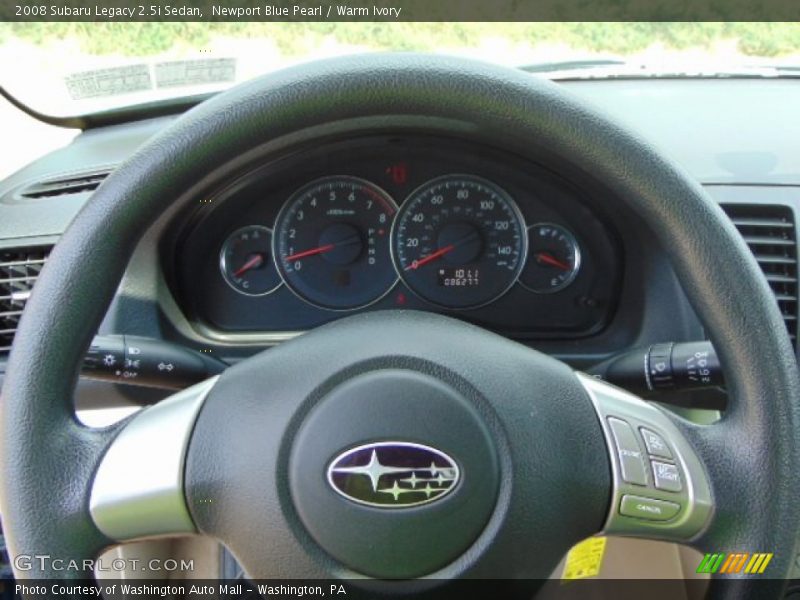 Newport Blue Pearl / Warm Ivory 2008 Subaru Legacy 2.5i Sedan