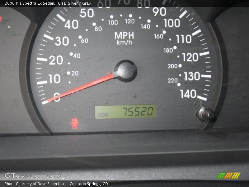 Clear Silver / Gray 2006 Kia Spectra EX Sedan