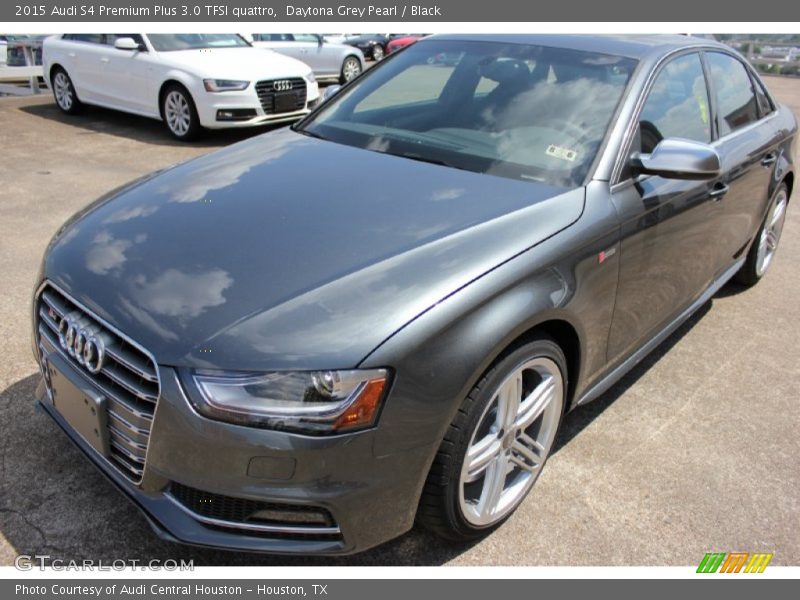 Daytona Grey Pearl / Black 2015 Audi S4 Premium Plus 3.0 TFSI quattro