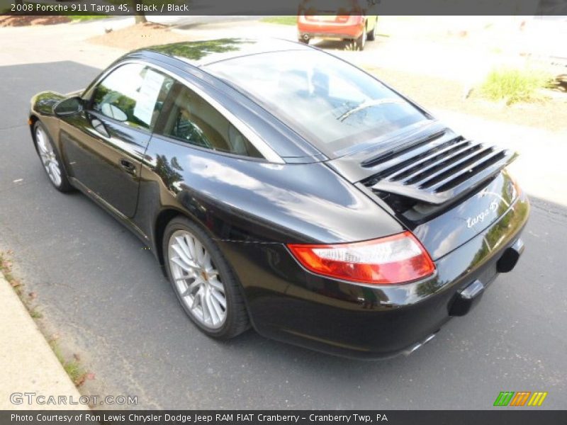 Black / Black 2008 Porsche 911 Targa 4S