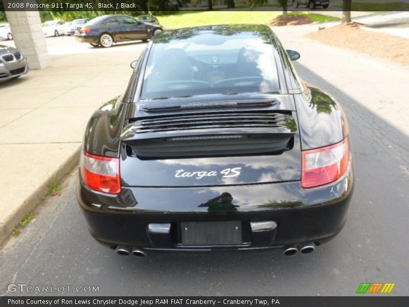 Black / Black 2008 Porsche 911 Targa 4S