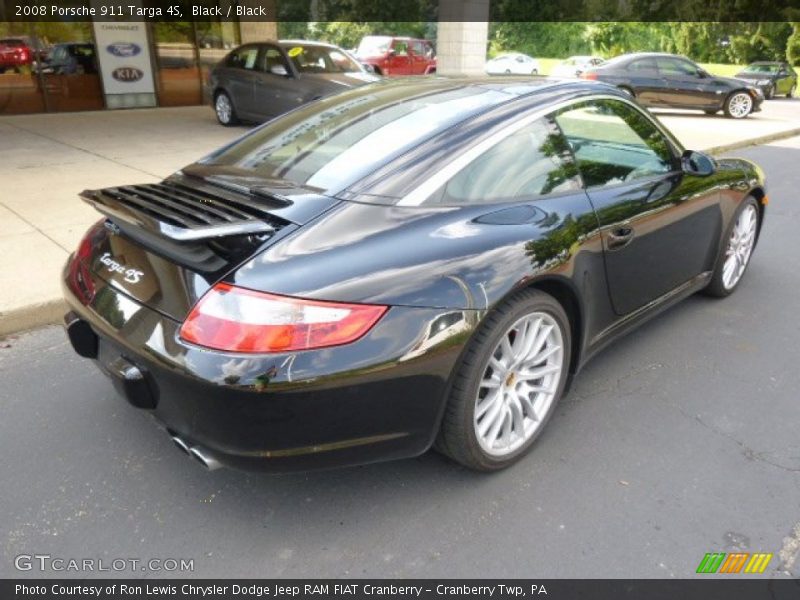 Black / Black 2008 Porsche 911 Targa 4S