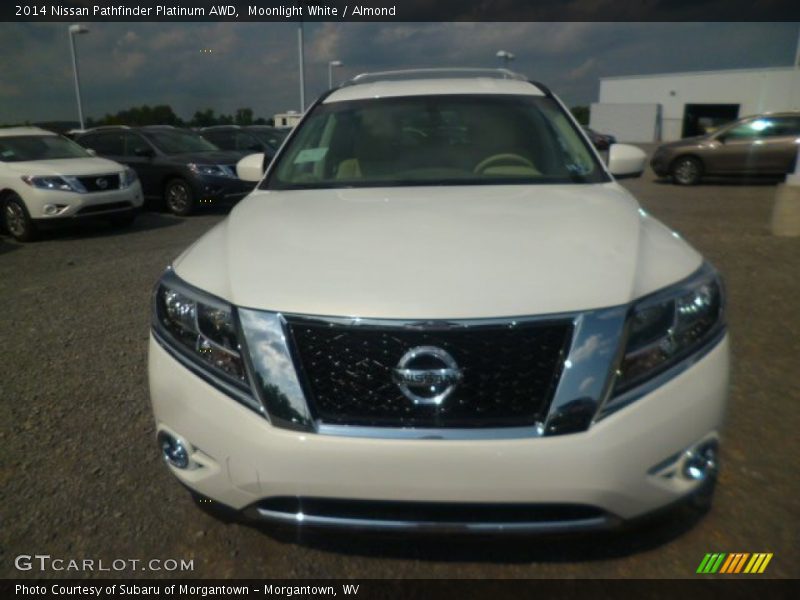 Moonlight White / Almond 2014 Nissan Pathfinder Platinum AWD