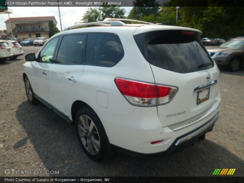 Moonlight White / Almond 2014 Nissan Pathfinder Platinum AWD