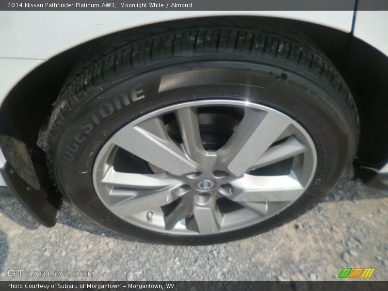 Moonlight White / Almond 2014 Nissan Pathfinder Platinum AWD