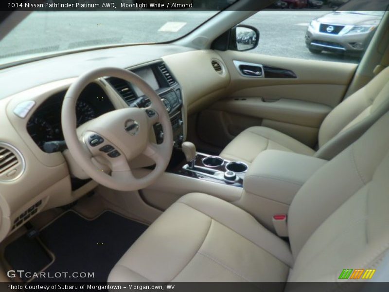 Moonlight White / Almond 2014 Nissan Pathfinder Platinum AWD