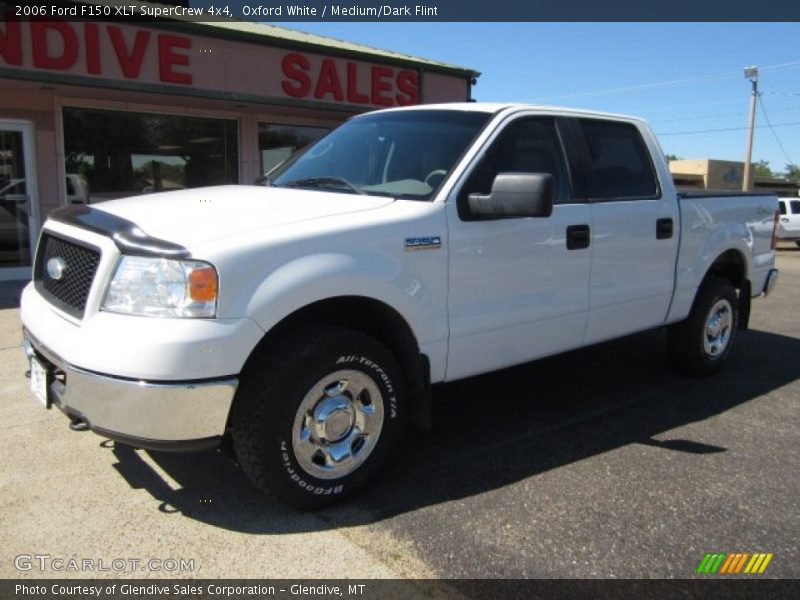 Oxford White / Medium/Dark Flint 2006 Ford F150 XLT SuperCrew 4x4