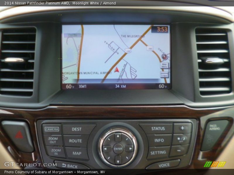 Moonlight White / Almond 2014 Nissan Pathfinder Platinum AWD