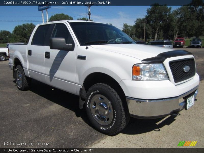 Oxford White / Medium/Dark Flint 2006 Ford F150 XLT SuperCrew 4x4