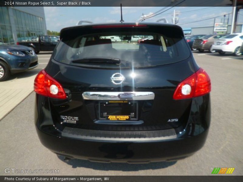 Super Black / Black 2014 Nissan Rogue Select S