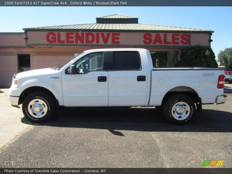 Oxford White / Medium/Dark Flint 2006 Ford F150 XLT SuperCrew 4x4