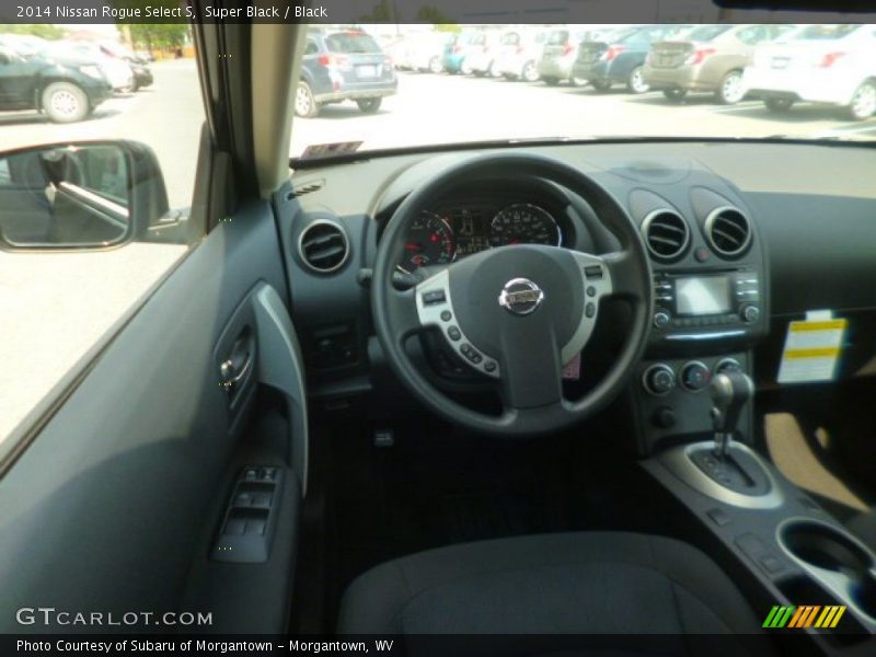 Super Black / Black 2014 Nissan Rogue Select S