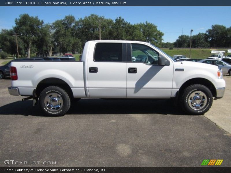 Oxford White / Medium/Dark Flint 2006 Ford F150 XLT SuperCrew 4x4