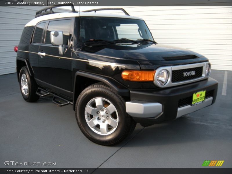 Black Diamond / Dark Charcoal 2007 Toyota FJ Cruiser