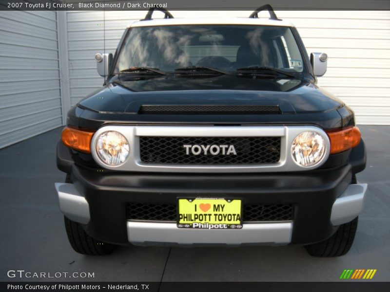 Black Diamond / Dark Charcoal 2007 Toyota FJ Cruiser