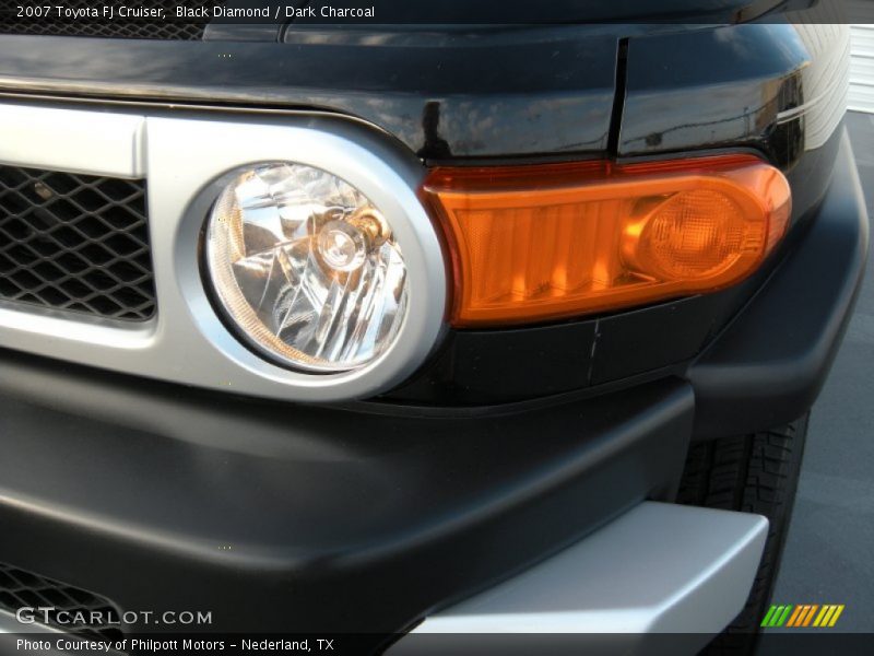 Black Diamond / Dark Charcoal 2007 Toyota FJ Cruiser