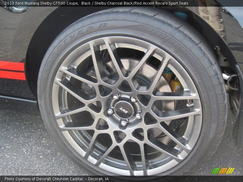 Black / Shelby Charcoal Black/Red Accent Recaro Sport Seats 2013 Ford Mustang Shelby GT500 Coupe