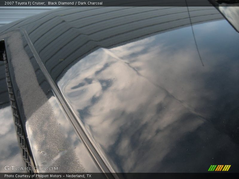 Black Diamond / Dark Charcoal 2007 Toyota FJ Cruiser