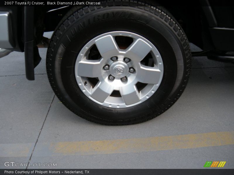 Black Diamond / Dark Charcoal 2007 Toyota FJ Cruiser