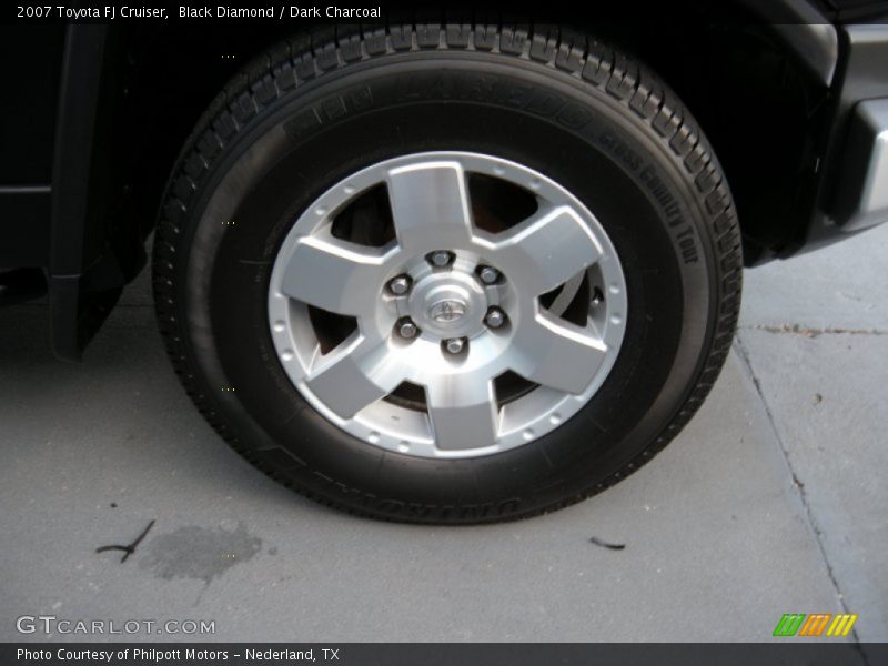Black Diamond / Dark Charcoal 2007 Toyota FJ Cruiser