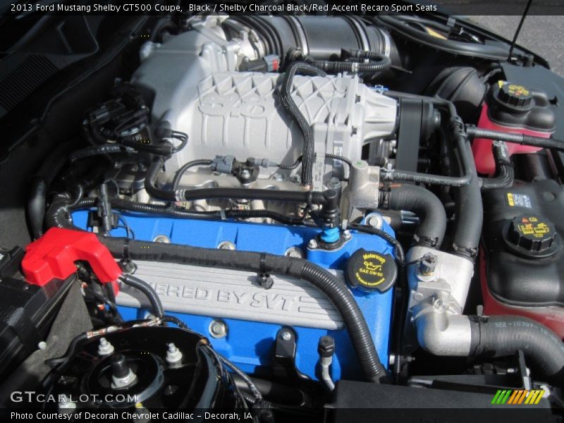 Black / Shelby Charcoal Black/Red Accent Recaro Sport Seats 2013 Ford Mustang Shelby GT500 Coupe