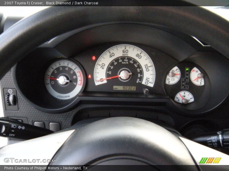Black Diamond / Dark Charcoal 2007 Toyota FJ Cruiser