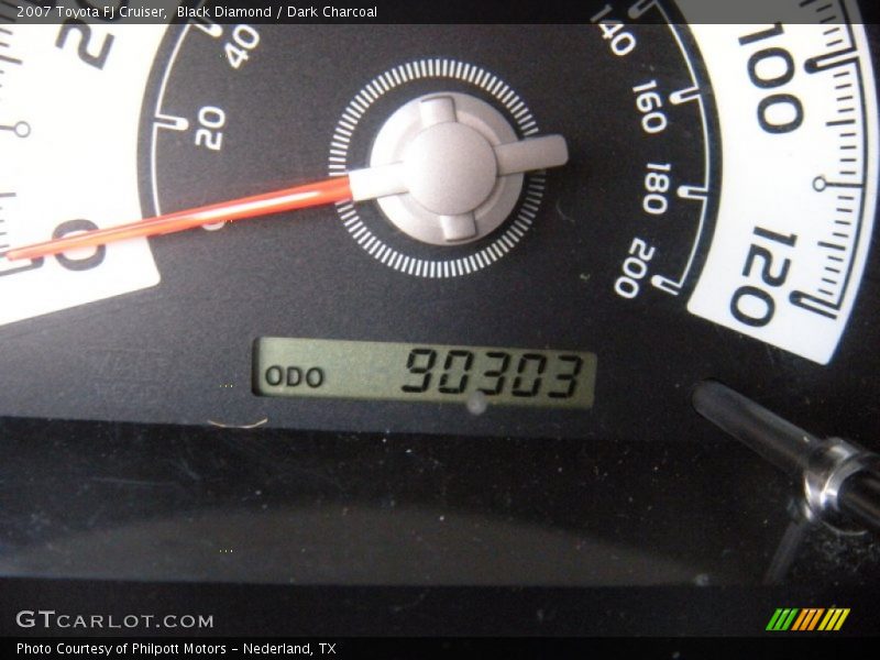 Black Diamond / Dark Charcoal 2007 Toyota FJ Cruiser