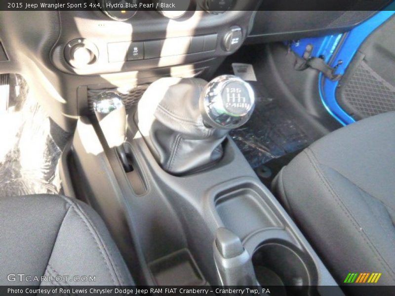 Hydro Blue Pearl / Black 2015 Jeep Wrangler Sport S 4x4